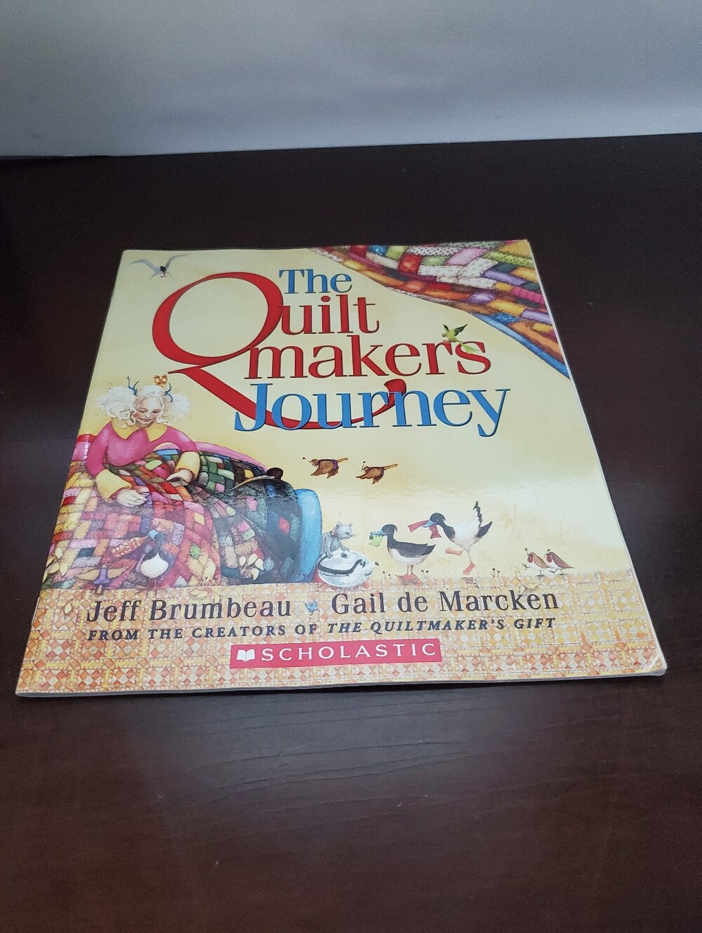 The Quilt Makers Journey - Jeff Brumbeau Paperback Preowned